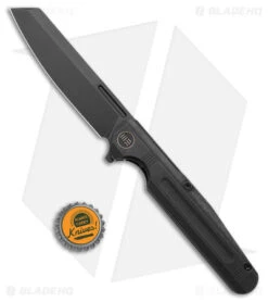 WE Knife Co. Reiver Frame Lock Knife Black Titanium (3.97" BSW) WE16020-2 -We Knife Co Shop WE Knife Co Reiver FL Black Ti BW BHQ 174405 jr bottlecap