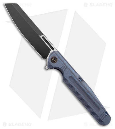 WE Knife Co. Reiver Frame Lock Knife Blue Titanium (3.97" BSW) WE16020-4 1 WE Knife Co. Reiver Frame Lock Knife Blue Titanium (3.97" BSW) WE16020-4