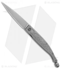 WE Knife Co. Roman Frame Lock Knife Gray Titanium (4.00" SW) 2008B