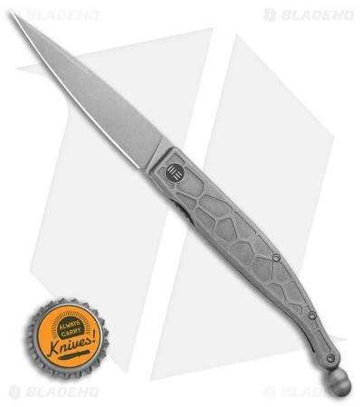 WE Knife Co. Roman Frame Lock Knife Gray Titanium (4.00" SW) 2008B 3 WE Knife Co. Roman Frame Lock Knife Gray Titanium (4.00" SW) 2008B - Image 3