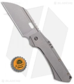 WE Knife Co. Roxi 3 Frame Lock Knife Titanium (3.1" Stonewash) -We Knife Co Shop WE Knife Co Roxi 3 Frame Lock Knife Ti Stonewash BHQ 126517 td size
