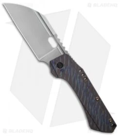 WE Knife Co. Roxi 3 Frame Lock Knife Tiger Stripe Titanium (3.14" Stonewash)