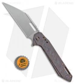 WE Knife Co. Roxi 4 Frame Lock Knife Flamed Ti (3.9" Stonewash) 916A -We Knife Co Shop WE Knife Co Roxi 4 FL Flamed Ti SW 916A BHQ 99824 jr bottlecap