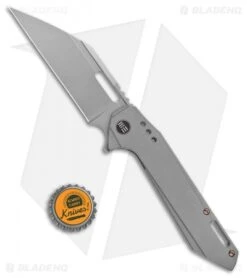 WE Knife Co. Roxi 4 Frame Lock Knife Gray Ti (3.9" Stonewash) 916B -We Knife Co Shop WE Knife Co Roxi 4 FL Gray Ti SW 916B BHQ 99825 jr bottlecap