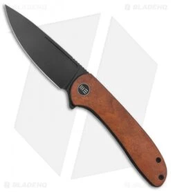 WE Knife Co. Saakshi Liner Lock Knife Cuibourtia Wood (3.3" Black SW)