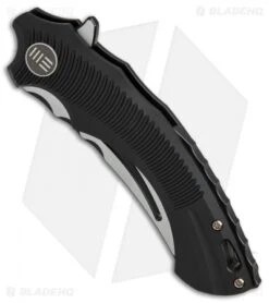 We Knife Co. Sea Monster Frame Lock Knife Black Ti (3.3" Black) 713D -We Knife Co Shop WE Knife Co Sea Monster Black Ti black BHQ 79296 er spine