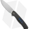WE Knife Co. Seer Frame Lock Knife Black Titanium (3.5" Satin)