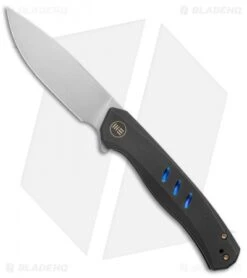 WE Knife Co. Seer Frame Lock Knife Black Titanium (3.5" Satin)