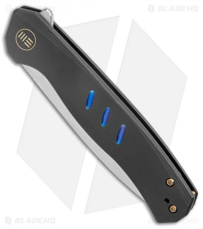 WE Knife Co. Seer Frame Lock Knife Black Titanium (3.5" Satin) 2 WE Knife Co. Seer Frame Lock Knife Black Titanium (3.5" Satin) - Image 2