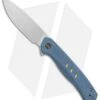 WE Knife Co. Seer Frame Lock Knife Blue Titanium (3.5" Satin) WE20015-2