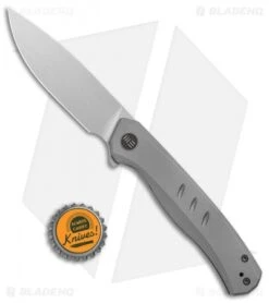 WE Knife Co. Seer Frame Lock Knife Gray Titanium (3.5" Satin) -We Knife Co Shop WE Knife Co Seer FL Gray Ti Satin WE20015 3 BHQ 134078 jr bottlecap