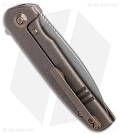 WE Knife Co. Shakan Frame Lock Knife Bronze/Gold Titanium (2.97" BB) WE20052C-2 -We Knife Co Shop WE Knife Co Shakan FL Bronze Gold Ti BB BHQ 174413 jr side