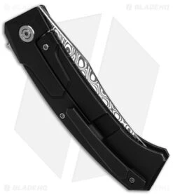 WE Knife Co. Shuddan Frame Lock Black Titanium (3.48" Damasteel) WE21015-DS1 6 WE Knife Co. Shuddan Frame Lock Black Titanium (3.48" Damasteel) WE21015-DS1 -We Knife Co Shop WE Knife Co Shuddan FL Black Ti 3in Damasteel BHQ 145876 td side