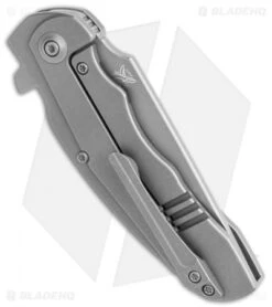 WE Knife Co. Skreech Flipper Knife Gray Ti (3.3" Stonewash) 2014B -We Knife Co Shop WE Knife Co Skreech Flipper Gray Ti SW BHQ 118847 jr side