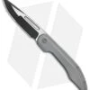 We Knife Co. Slipstream Frame Lock Knife Gray Ti (3.75" Black) 714B