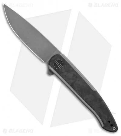 WE Knife Co. Smooth Sentinel Frame Lock Knife Gray Titanium/Marble CF (3" SW) 1 WE Knife Co. Smooth Sentinel Frame Lock Knife Gray Titanium/Marble CF (3" SW)