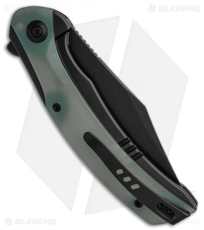 WE Knife Co. Snick Frame Lock Knife Black Ti/Natural Jade G-10 (3.5" Black SW) 3 WE Knife Co. Snick Frame Lock Knife Black Ti/Natural Jade G-10 (3.5" Black SW) - Image 3