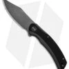 WE Knife Co. Snick Frame Lock Knife Gray Ti/Black G-10 (3.5" Stonewash)
