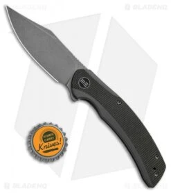 WE Knife Co. Snick Frame Lock Knife Gray Ti/Dark Green Micarta (3.5" Stonewash) -We Knife Co Shop WE Knife Co Snick Frame Lock Knife Gray Ti Dark Green Micarta 3in 5cm Stonewash BHQ 137726 td size