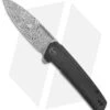 WE Knife Co. Speedster Frame Lock Knife Black Ti (3.5" Damasteel) 21021B-DS1
