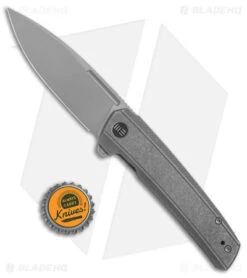 WE Knife Co. Speedster Frame Lock Knife Gray Titanium (3.5" BB) 21021B-1 -We Knife Co Shop WE Knife Co Speedster FL Gray Ti BB BHQ 144130 jr bottlecap