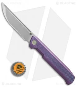 WE Knife Co. Straight Up Frame Lock Knife Purple (3.9" Satin) 710B 7 WE Knife Co. Straight Up Frame Lock Knife Purple (3.9" Satin) 710B -We Knife Co Shop WE Knife Co Straight up purple satin 710B BHQ 74127 er bottlecap