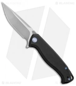 WE Knife Co. Streak Liner Lock Knife Black G-10 (3.4" Stonewash) 818F