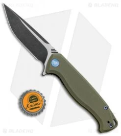 WE Knife Co. Streak Liner Lock Knife Green G-10 (3.4" Black Stonewash) 818B -We Knife Co Shop WE Knife Co Streak LL Green G 10 Black SW 818B BHQ 92529 jr bottlecap