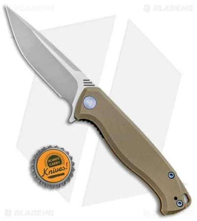 WE Knife Co. Streak Liner Lock Knife Tan G-10 (3.4" Stonewash) 818D 4 WE Knife Co. Streak Liner Lock Knife Tan G-10 (3.4" Stonewash) 818D - Image 4
