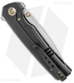 WE Knife Co. Subjugator Frame Lock Knife Black Titanium (3.5" Satin) 6 WE Knife Co. Subjugator Frame Lock Knife Black Titanium (3.5" Satin) -We Knife Co Shop WE Knife Co Subjugator FL Black Ti Satin BHQ 139444 jr side