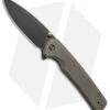 WE Knife Co. Subjugator Frame Lock Knife Bronze Titanium (3.5" Black)