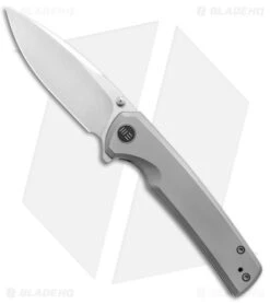 WE Knife Co. Subjugator Frame Lock Knife Gray Titanium (3.5" Satin)