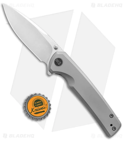 WE Knife Co. Subjugator Frame Lock Knife Gray Titanium (3.5" Satin) 4 WE Knife Co. Subjugator Frame Lock Knife Gray Titanium (3.5" Satin) - Image 4