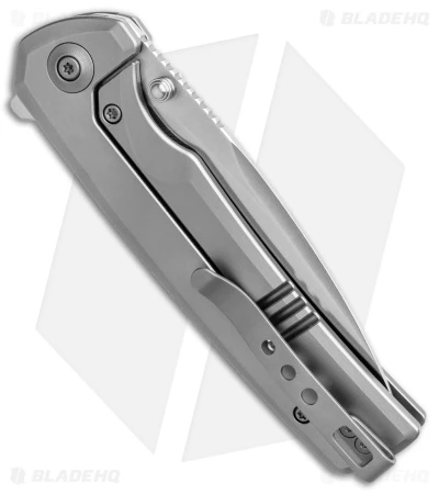 WE Knife Co. Subjugator Frame Lock Knife Gray Titanium (3.5" Satin) 3 WE Knife Co. Subjugator Frame Lock Knife Gray Titanium (3.5" Satin) - Image 3