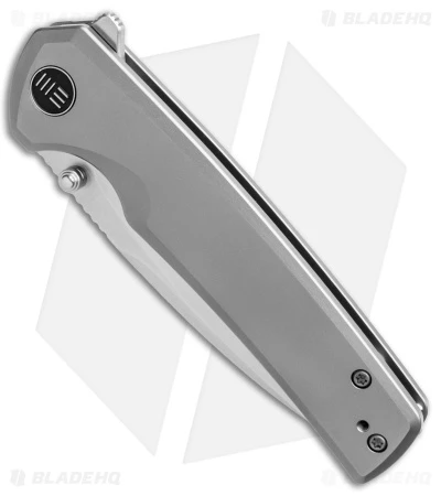 WE Knife Co. Subjugator Frame Lock Knife Gray Titanium (3.5" Satin) 2 WE Knife Co. Subjugator Frame Lock Knife Gray Titanium (3.5" Satin) - Image 2