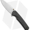 WE Knife Co. Subjugator Frame Lock Knife Marble Carbon Fiber (3.5" Satin)