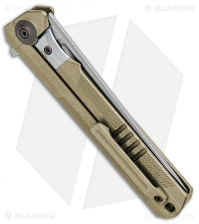 WE Knife Co. Syncro Integral Frame Lock Knife Gold Ti (3.8" Stonewash) 909B 3 WE Knife Co. Syncro Integral Frame Lock Knife Gold Ti (3.8" Stonewash) 909B - Image 3