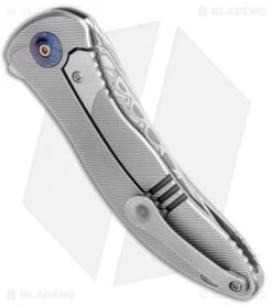 WE Knife Co. Synergy2 Tanto Integral Frame Lock (3.5" Heimskringla Damasteel) -We Knife Co Shop WE Knife Co Synergy2 Tanto Integral Frame Lock Heimskringla Damasteel 912DS 2 BHQ 104236 jr side