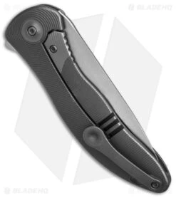 WE Knife Co. Synergy2v2 Integral Gray Titanium (3.49" SW) WE18046D-1 -We Knife Co Shop WE Knife Co Synergy2v2 Knife Integral Gray Ti 3in SW BHQ 145883 td side