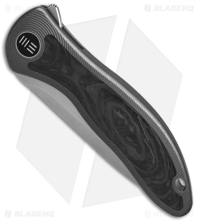 WE Knife Co. Synergy2v2 Knife Integral Gray Ti/CF (3.5" BB) WE18046CF-1 2 WE Knife Co. Synergy2v2 Knife Integral Gray Ti/CF (3.5" BB) WE18046CF-1 - Image 2