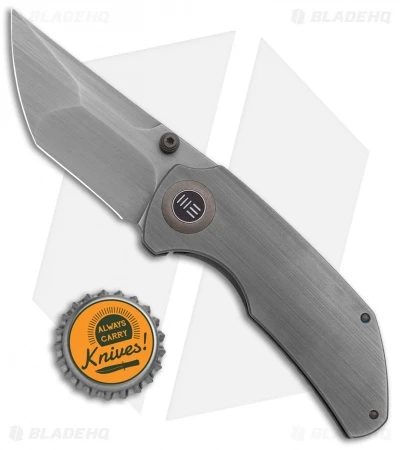 WE Knife Co. Thug Frame Lock Knife Gray Titanium (2.6" Stonewash) 4 WE Knife Co. Thug Frame Lock Knife Gray Titanium (2.6" Stonewash) - Image 4