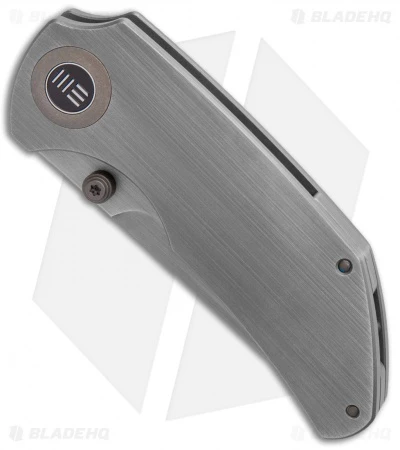 WE Knife Co. Thug Frame Lock Knife Gray Titanium (2.6" Stonewash) 2 WE Knife Co. Thug Frame Lock Knife Gray Titanium (2.6" Stonewash) - Image 2