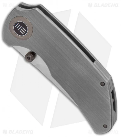 WE Knife Co. Thug Frame Lock Knife Gray Titanium (2.6" Satin) 2 WE Knife Co. Thug Frame Lock Knife Gray Titanium (2.6" Satin) - Image 2