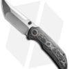WE Knife Co Thug XL Frame Lock Knife Shred CF + Ti (3.35" Satin 20CV) WE20028E-1