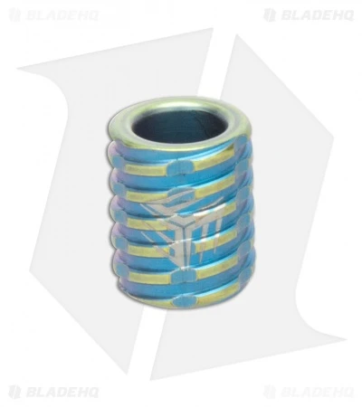 WE Knife Co. Titanium Lanyard Bead (Blue) A-02C 1 WE Knife Co. Titanium Lanyard Bead (Blue) A-02C