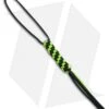 WE Knife Co. Tied Paracord Lanyard (Green/Black) A-03A
