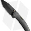 WE Knife Co. Trogon Frame Lock Knife Black Titanium (3.2" Black) WE22002B-2