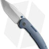 WE Knife Co. Trogon Frame Lock Knife Blue Titanium (3.2" BB) WE22002B-1