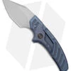 WE Knife Co. Typhoeus Fixed Blade Knife Blue Titanium (2.27" BB) WE21036B-3