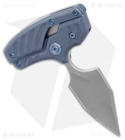 WE Knife Co. Typhoeus Fixed Blade Knife Blue Titanium (2.27" BB) WE21036B-3 9 WE Knife Co. Typhoeus Fixed Blade Knife Blue Titanium (2.27" BB) WE21036B-3 -We Knife Co Shop WE Knife Co Typhoeus Fixed Blade Blue Ti BB BHQ 174416 jr push side